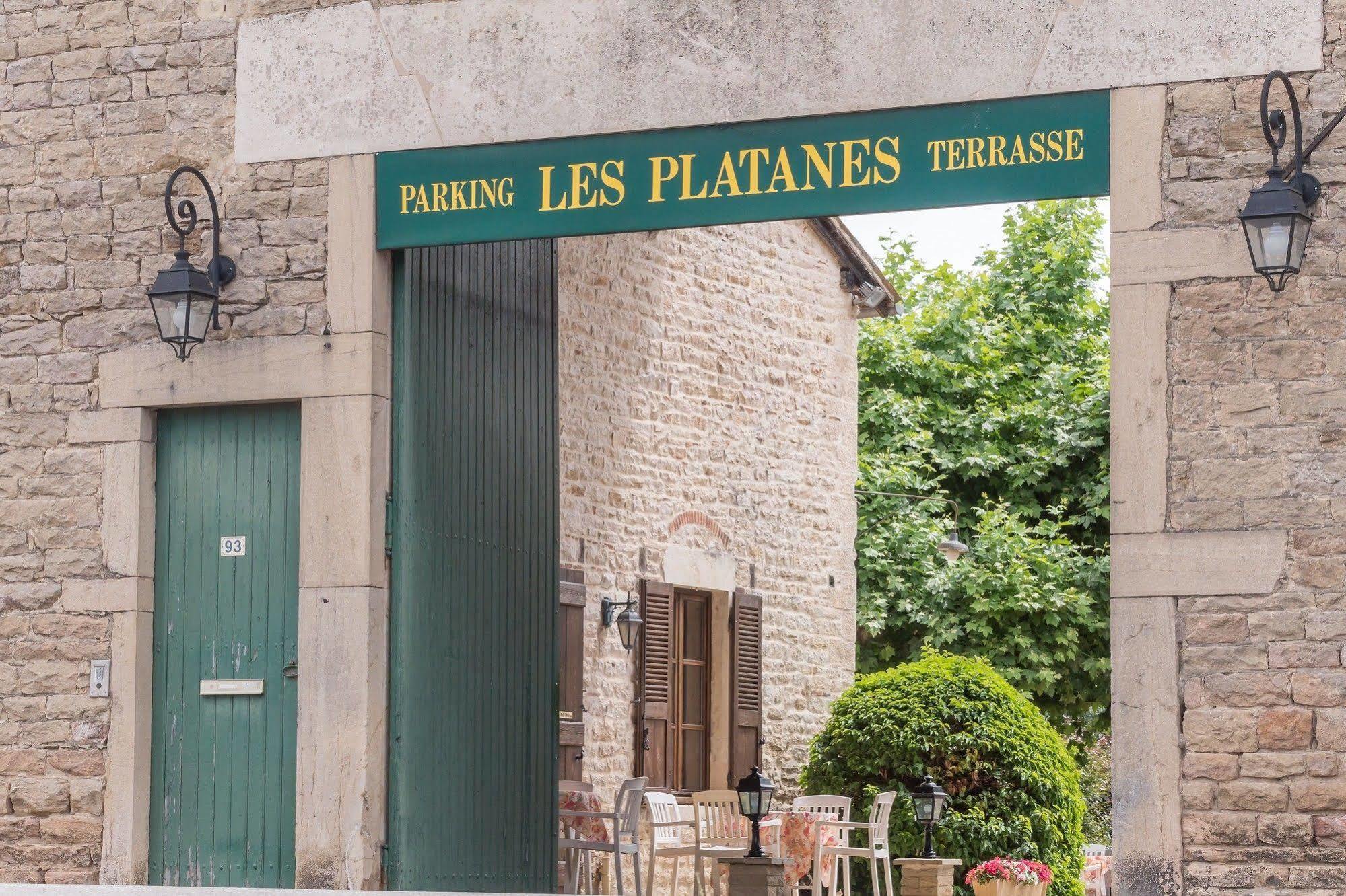 Logis Hotel Les Platanes Reyssouze Экстерьер фото