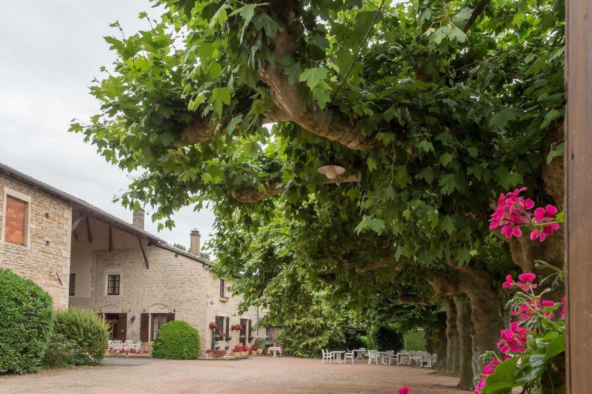 Logis Hotel Les Platanes Reyssouze Экстерьер фото